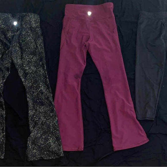 Girl old navy flare leggings and adidas crop legggings size 10/12 good condition - Picture 2 of 6